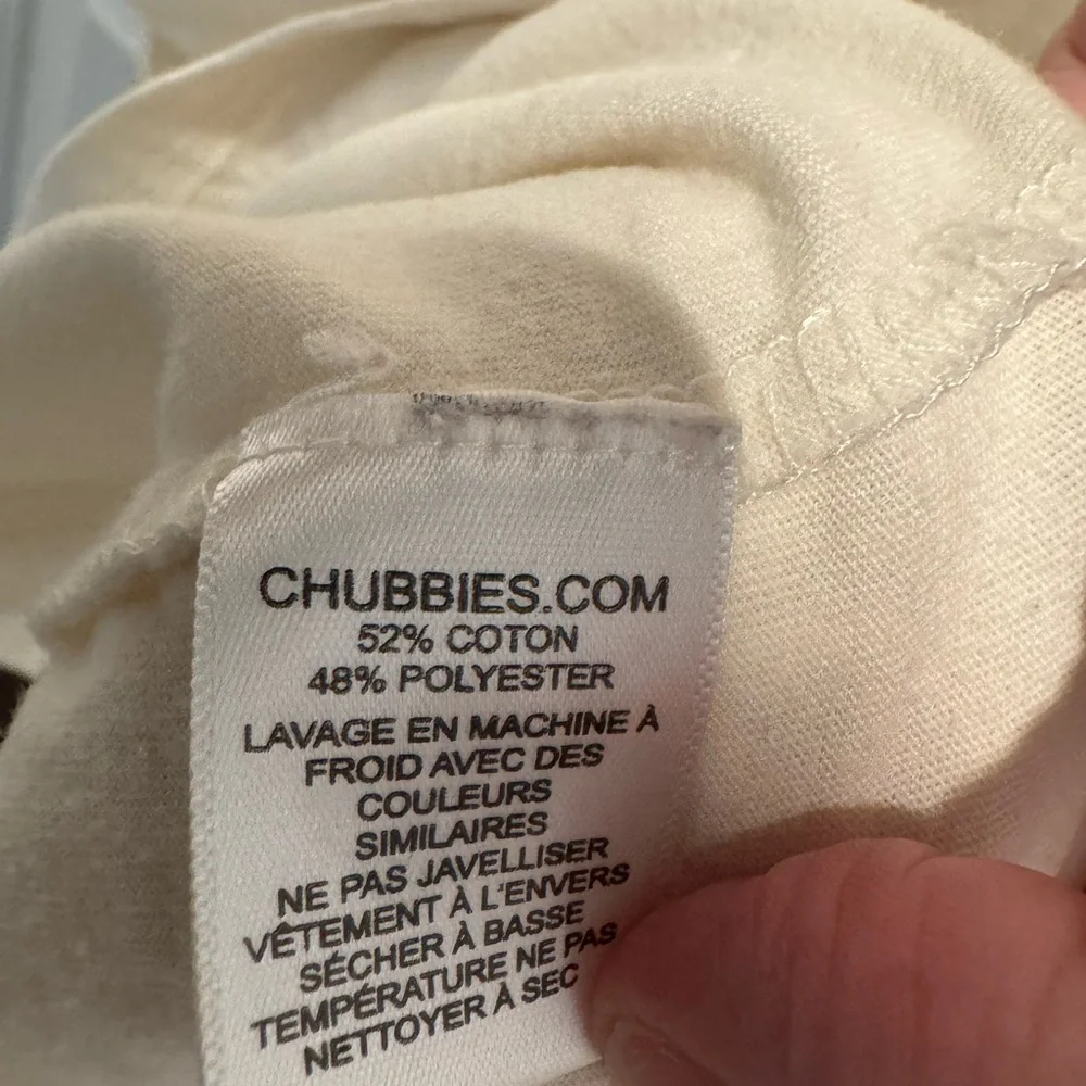 Chubbies Cream Neon Graphic Palm Tree T-Shirt Size XXL - Picture 8 of 11